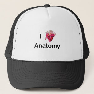 I Love Anatomy with human heart! Trucker Hat