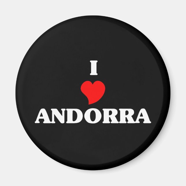 I Love Andorra Magnet (Front)
