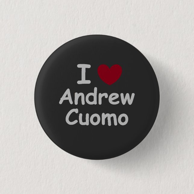I Love Andrew Cuomo Button (Front)