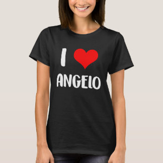 I love ANGELO valentine sorry ladies guys heart be T-Shirt