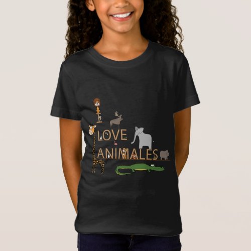 I Love Animals T_Shirt