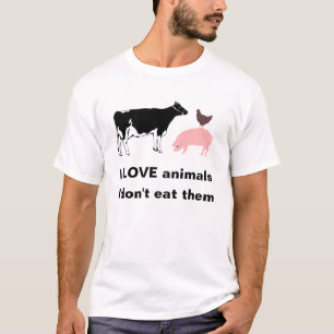 I love animals t-shirt