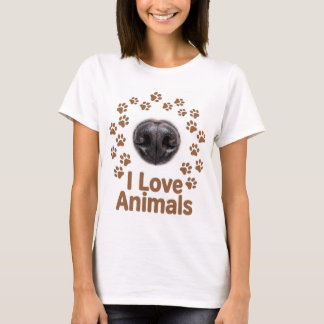 I Love Animals Women's T-Shirt