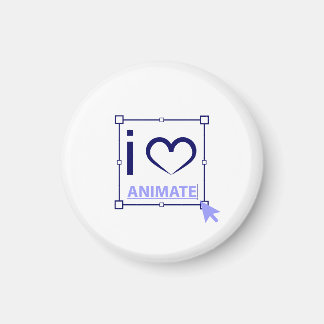 I Love Animate Magnet