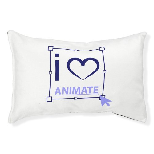 I Love Animate Pet Bed