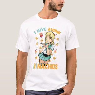 I Love Anime And Takoyaki — Cute Kawaii — Manga Ot T-Shirt