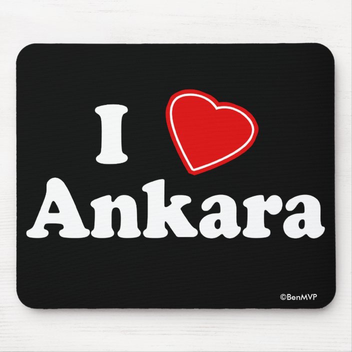I Love Ankara Mousepad