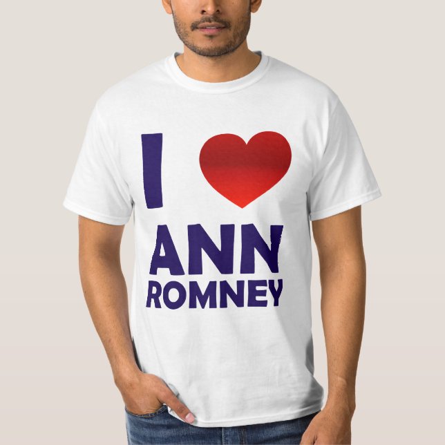 I Love Ann Romney T-Shirt (Front)