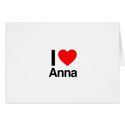 i love anna cards (Front Horizontal)