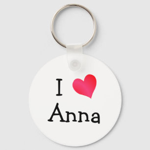 I Love Anna Keychain