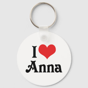 I Love Anna Keychain
