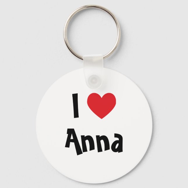 I Love Anna Keychain (Front)