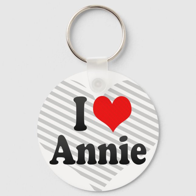 I love Annie Keychain (Front)