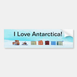 I Love Antarctica! Bumper Sticker