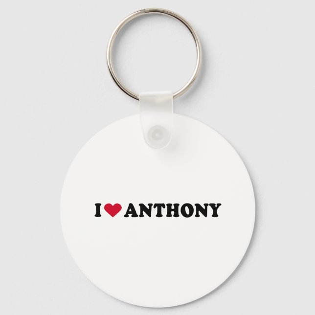 I LOVE ANTHONY KEYCHAIN (Front)