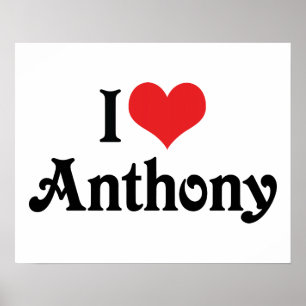 I Love Anthony Poster