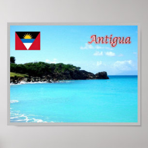 I LOVE Antigua - Poster