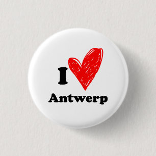 I love Antwerp Button
