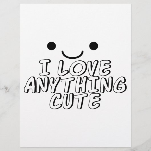 I Love Anything Cute (Front)