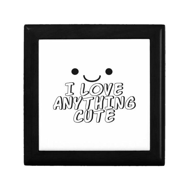 I Love Anything Cute Jewelry Box (Front)