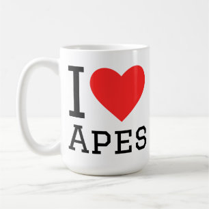 I love apes coffee mug