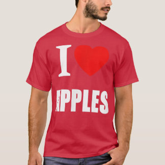 I Love Apples For Men Women And Students Vegetaria T-Shirt