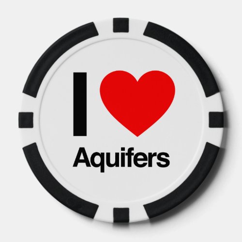 i love aquifers poker chips