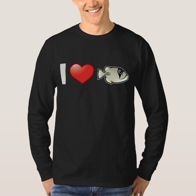 I Love Arabian Picassofish T-Shirt (Front)