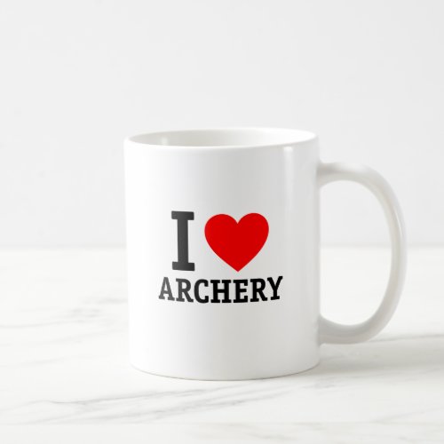 I Love Archery Coffee Mug