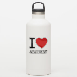 I LOVE ARCHERY STICKER