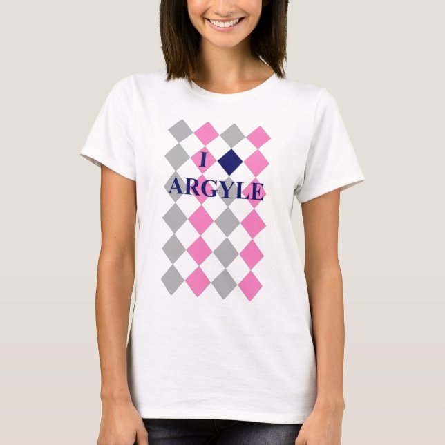 I Love Argyle - Women's! T-Shirt (Front)