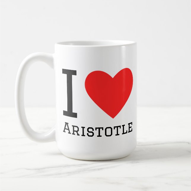 I love Aristotle  Coffee Mug (Left)
