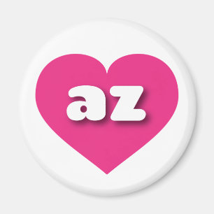 I love Arizona - az hot pink heart  Magnet