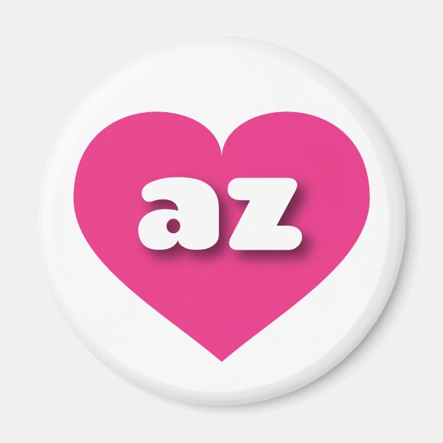 I love Arizona - az hot pink heart  Magnet (Front)