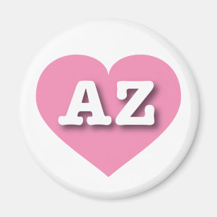 I love Arizona - AZ pink heart Magnet