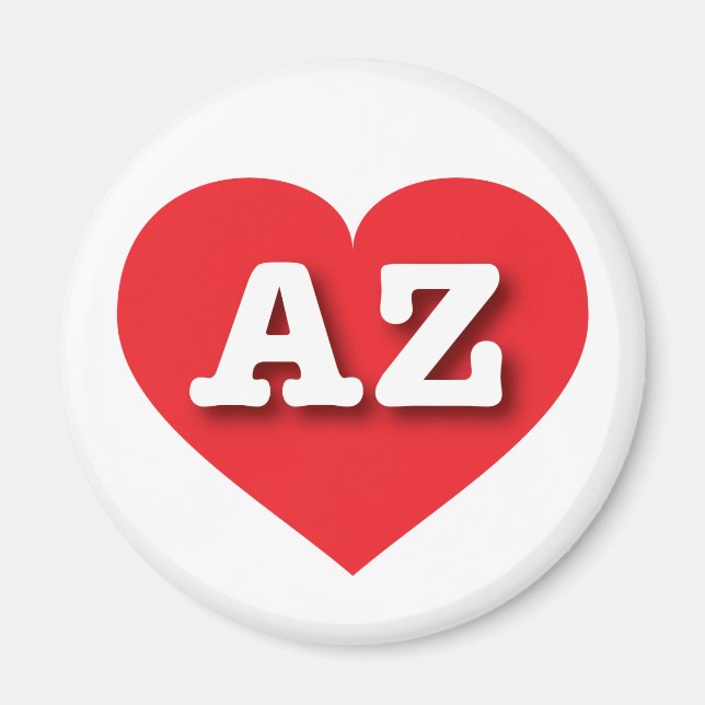 I love Arizona - AZ red heart Magnet (Front)