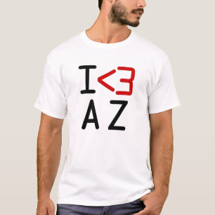 I Love Arizona AZ State Pride Graphic T-Shirt