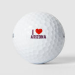 I Love Arizona  Golf Balls