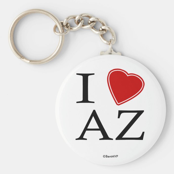 I Love Arizona Key Chain