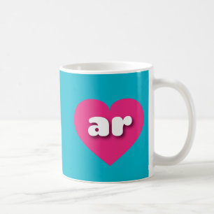 I love Arkansas - ar hot pink heart Coffee Mug