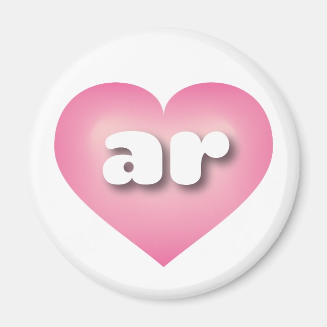 I love Arkansas - ar pink fade heart  Magnet (Front)