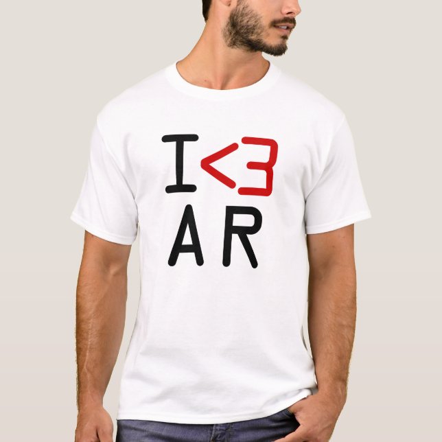 I Love Arkansas AR State Pride Graphic T-Shirt (Front)