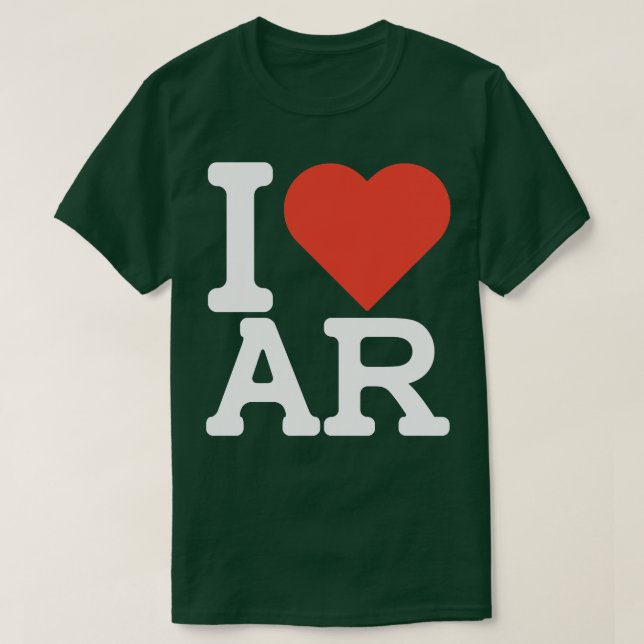I Love Arkansas TShirt 2 (Design Front)