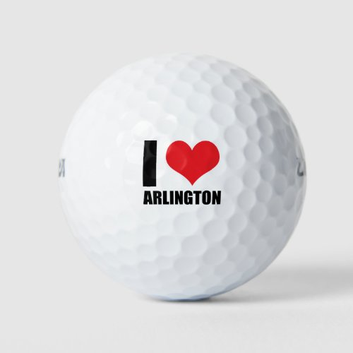 I love Arlington Golf Balls