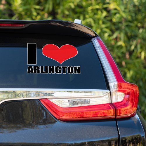 I love Arlington Sticker