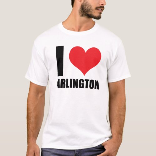 I love Arlington T_Shirt