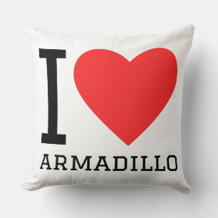 I love armadillo throw pillow