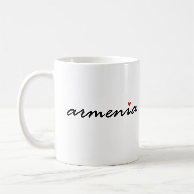 I love Armenia Coffee Mug (Left)