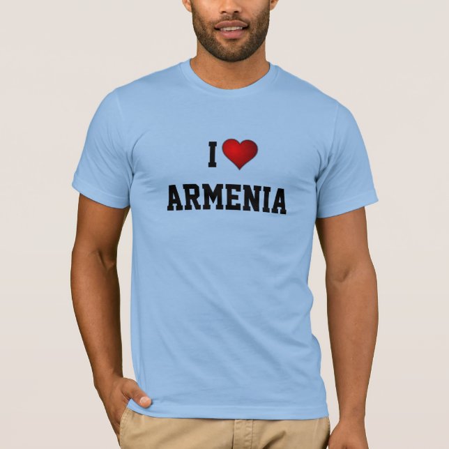 I LOVE ARMENIA T-Shirt (Front)