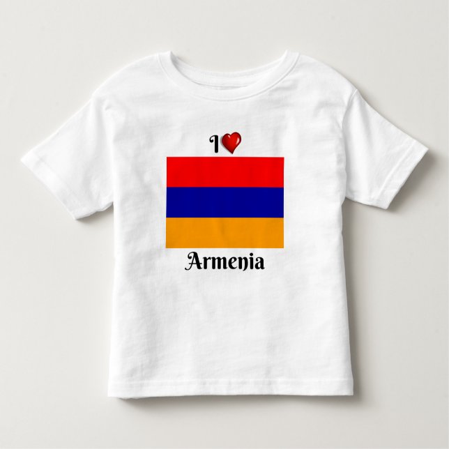 I Love Armenia Toddler T-shirt (Front)